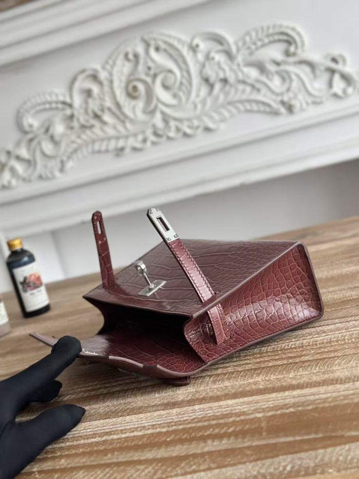 Mini Kelly Cowhide“22*14*8CM”-0011=