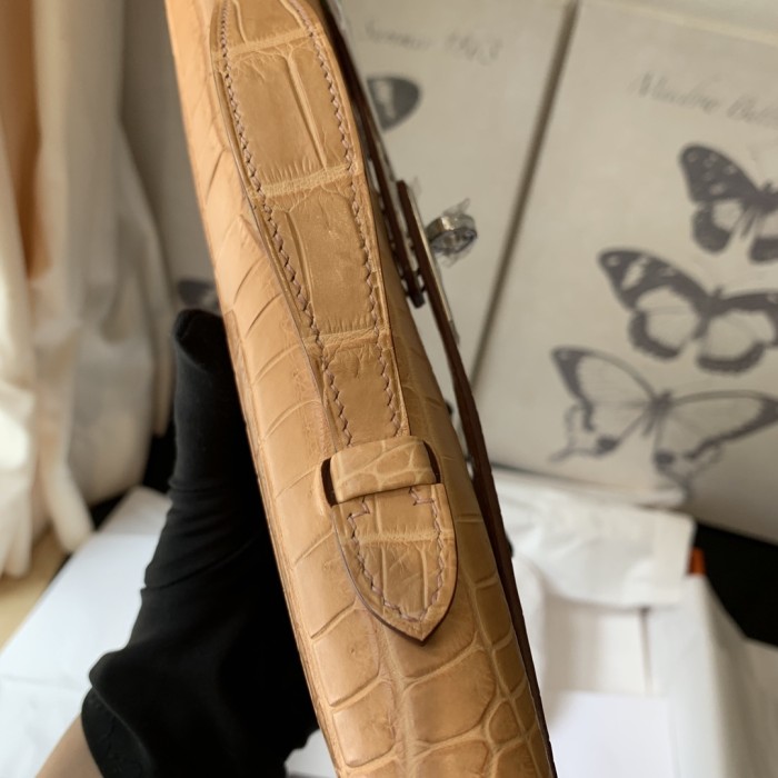 Kelly Cut 31 Matte Niloticus Crocodile“31*12*5CM”-0048=