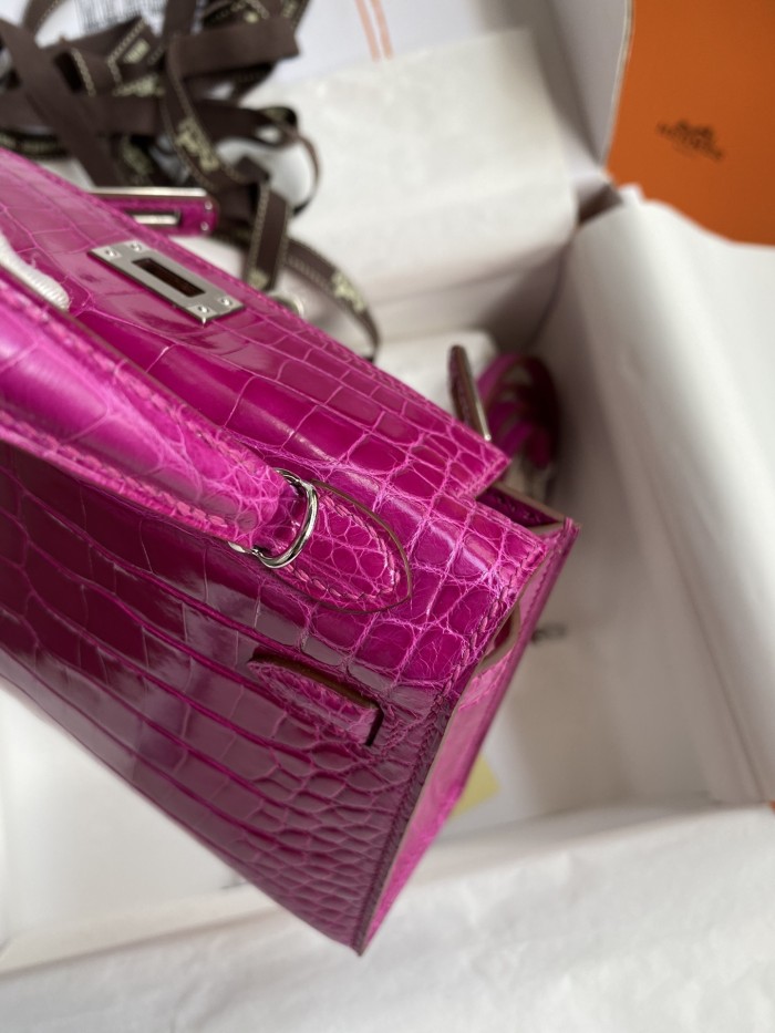 Mini 19 Kelly Alligator“19*13*7CM”-0048=