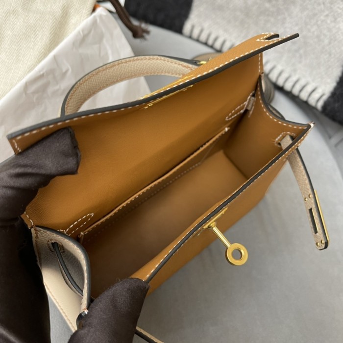 Mini Kelly  Epsom“19*13*7CM”-0011=