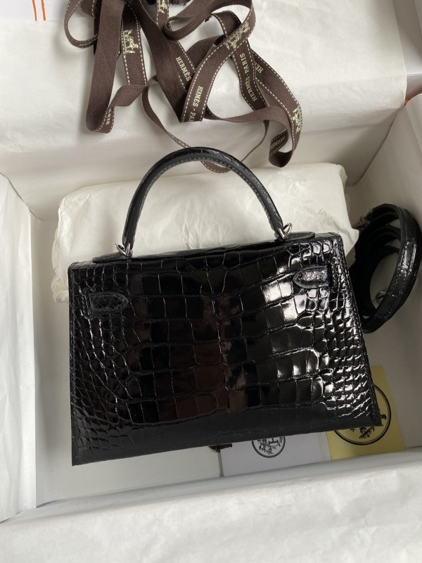 Mini 19 Kelly Alligator“19*13*7CM”-0048=