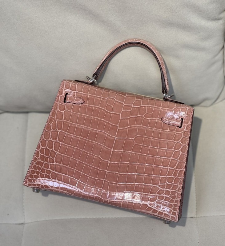 Kelly 25 Niloticus Crocodile“25*18*9.5CM”-0009=
