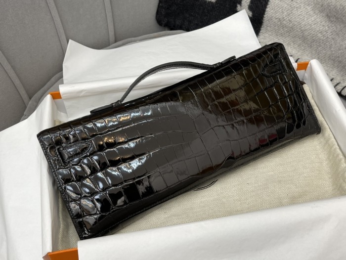 Kelly Cut Niloticus Crocodile“31*12*5CM”-0058=