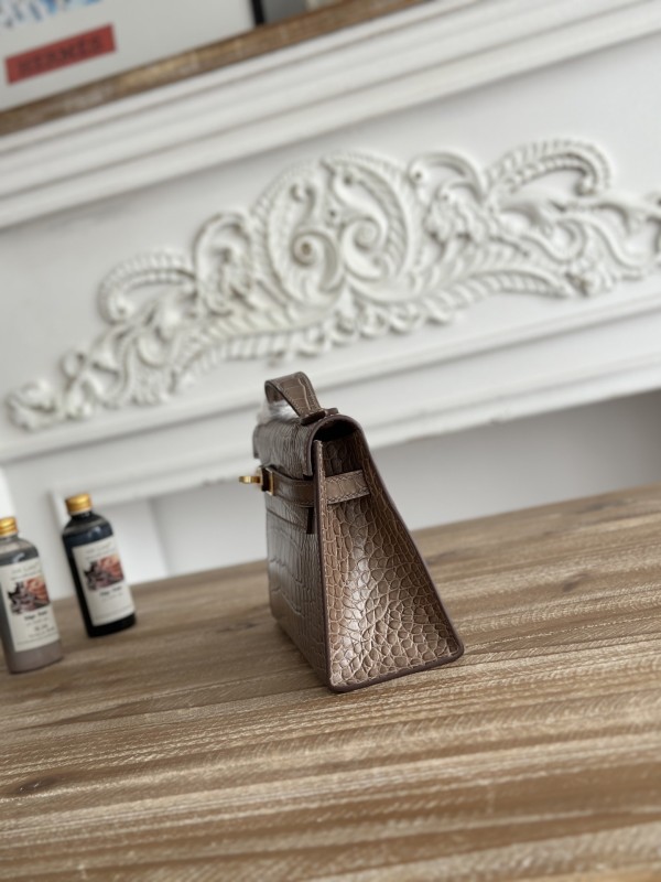 Mini Kelly Cowhide“22*14*8CM”-0011=