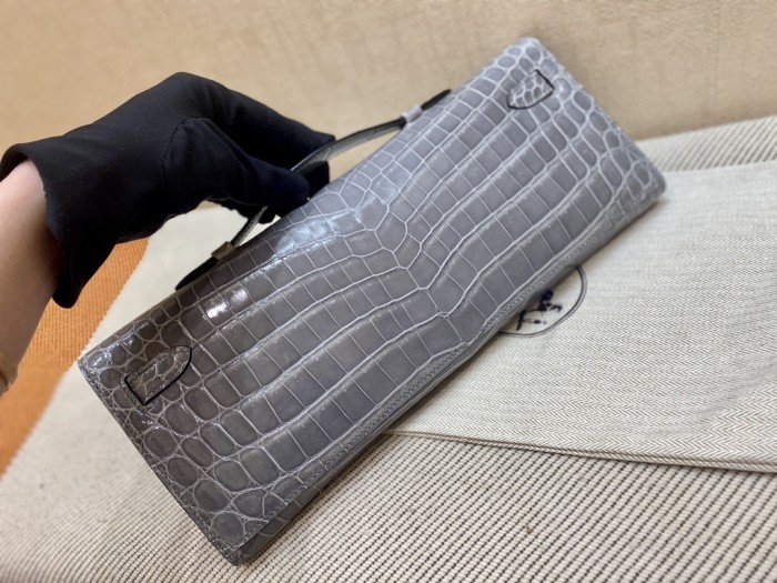 Kelly Cut Niloticus Crocodile“31*12*5CM”-0058=