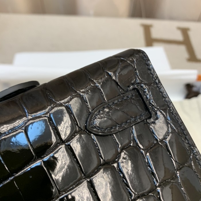 Kelly Cut Niloticus Crocodile“31*12*5CM”-0058=
