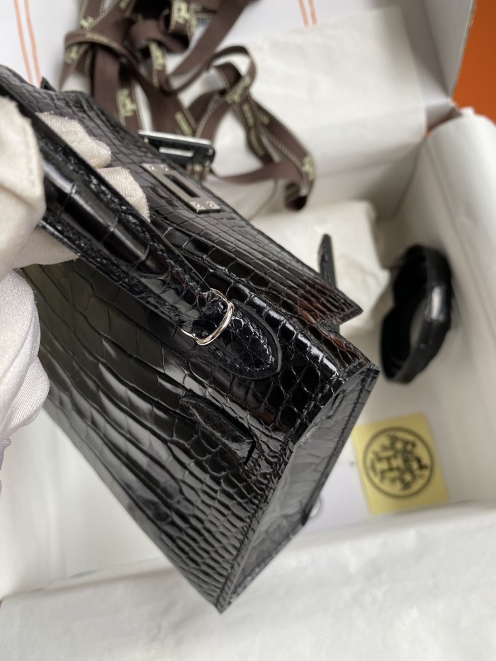 Mini 19 Kelly Alligator“19*13*7CM”-0048=