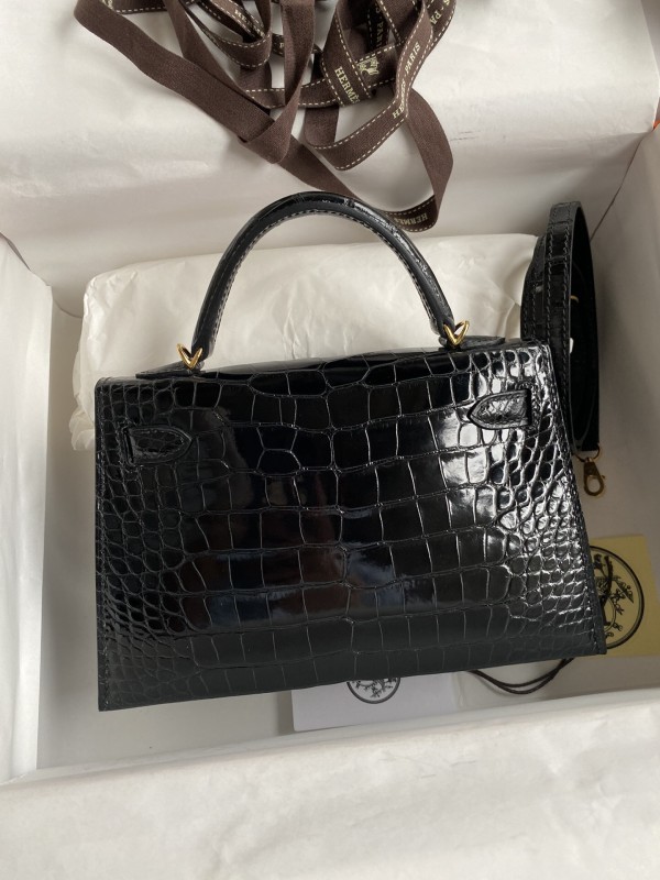 Mini 19 Kelly Alligator“19*13*7CM”-0048=
