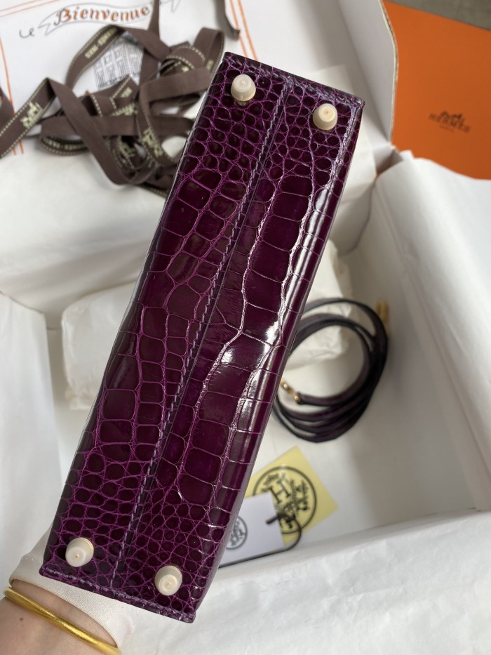 Mini 19 Kelly Alligator“19*13*7CM”-0048=