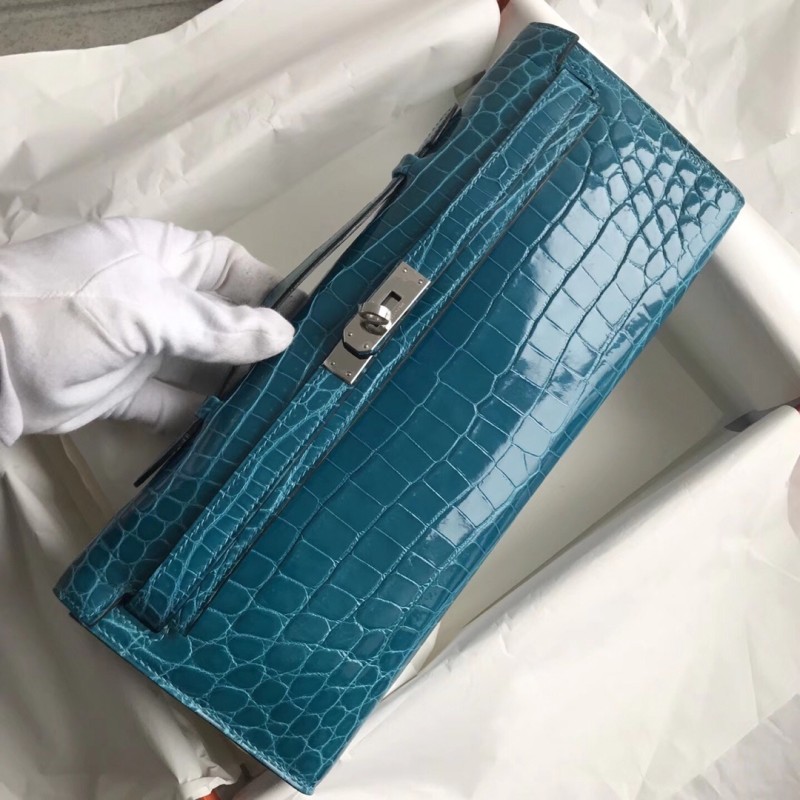 Kelly Cut Niloticus Crocodile“31*12*5CM”-0058=
