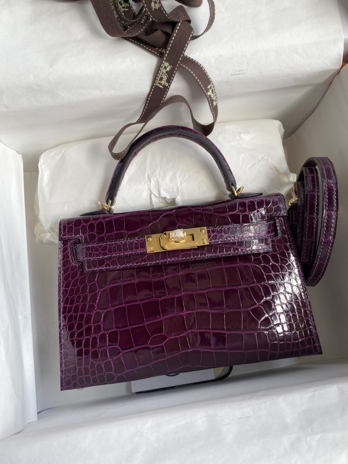 Mini 19 Kelly Alligator“19*13*7CM”-0048=