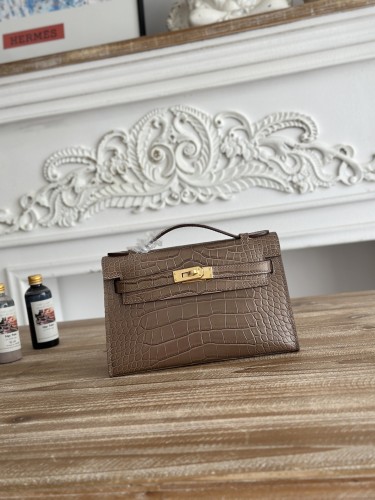 Mini Kelly Cowhide“22*14*8CM”-0011=