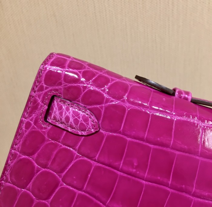 Kelly Cut Niloticus Crocodile“31*12*5CM”-0058=