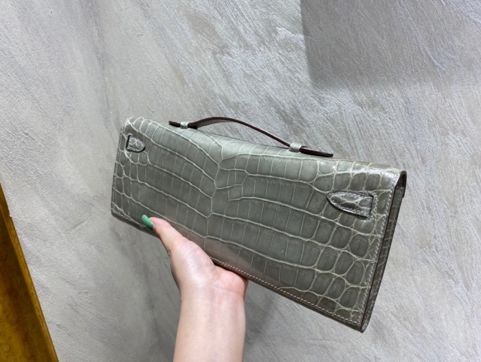 Kelly Cut Niloticus Crocodile“31*12*5CM”-0058=