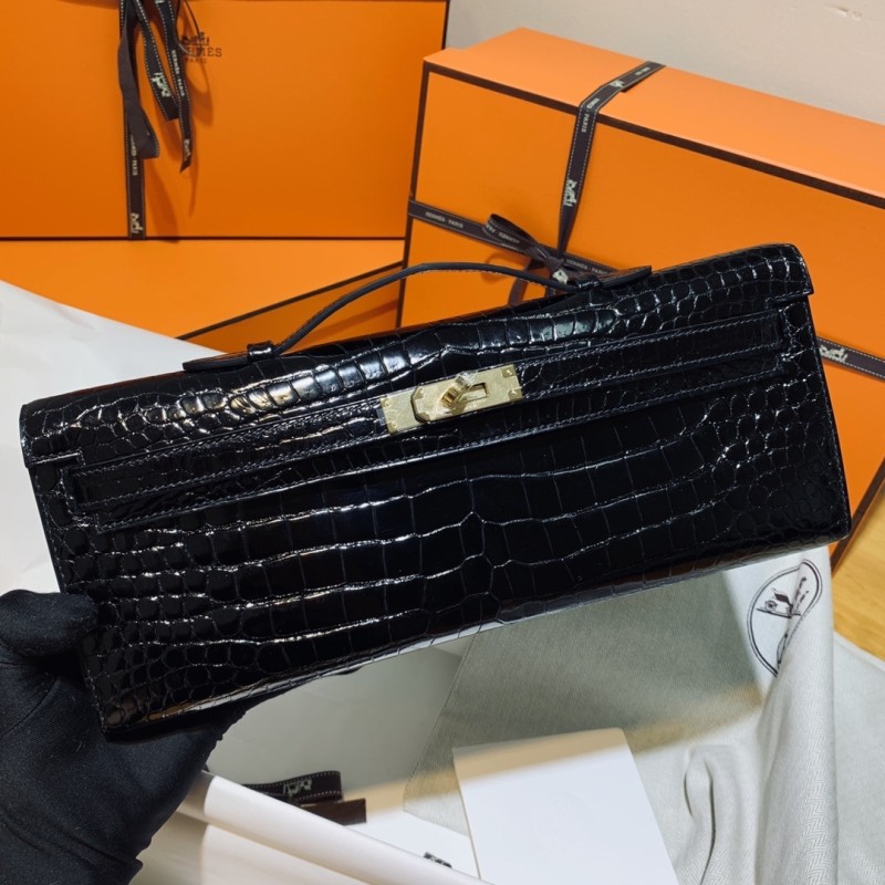Kelly Cut 31 Porosus Crocodile“31*13*2.5CM”-0058=