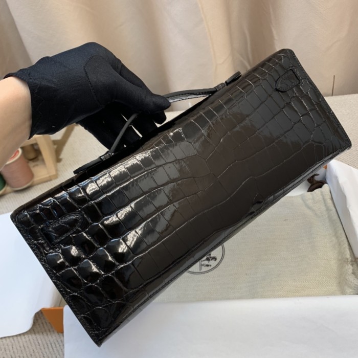 Kelly Cut Niloticus Crocodile“31*12*5CM”-0058=