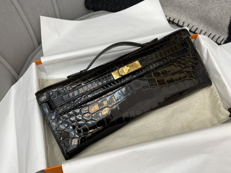 Kelly Cut Niloticus Crocodile“31*12*5CM”-0058=