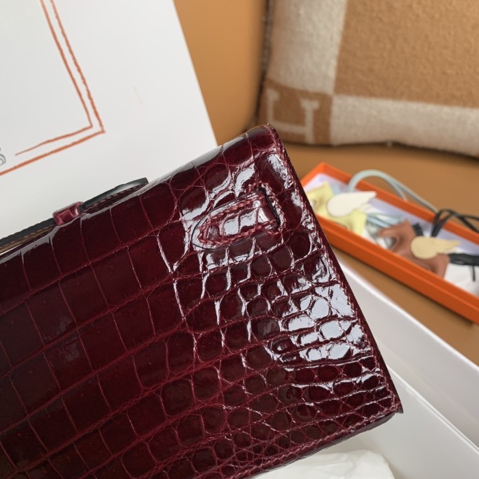 Kelly Cut Niloticus Crocodile“31*12*5CM”-0058=