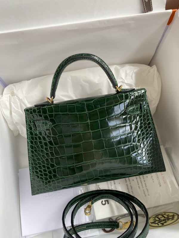 Mini 19 Kelly Alligator“19*13*7CM”-0048=