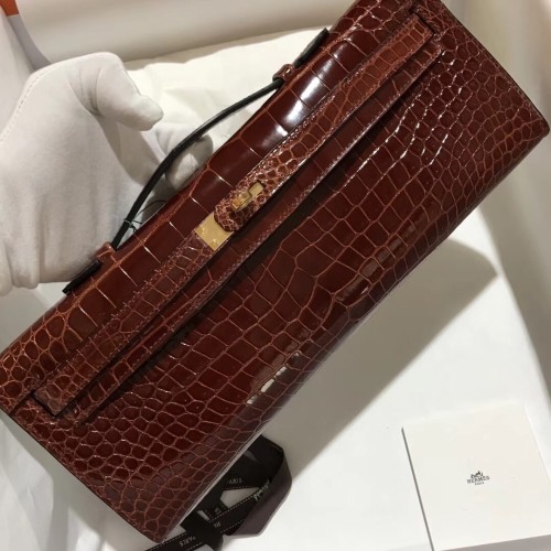 Kelly Cut Niloticus Crocodile“31*12*5CM”-0058=