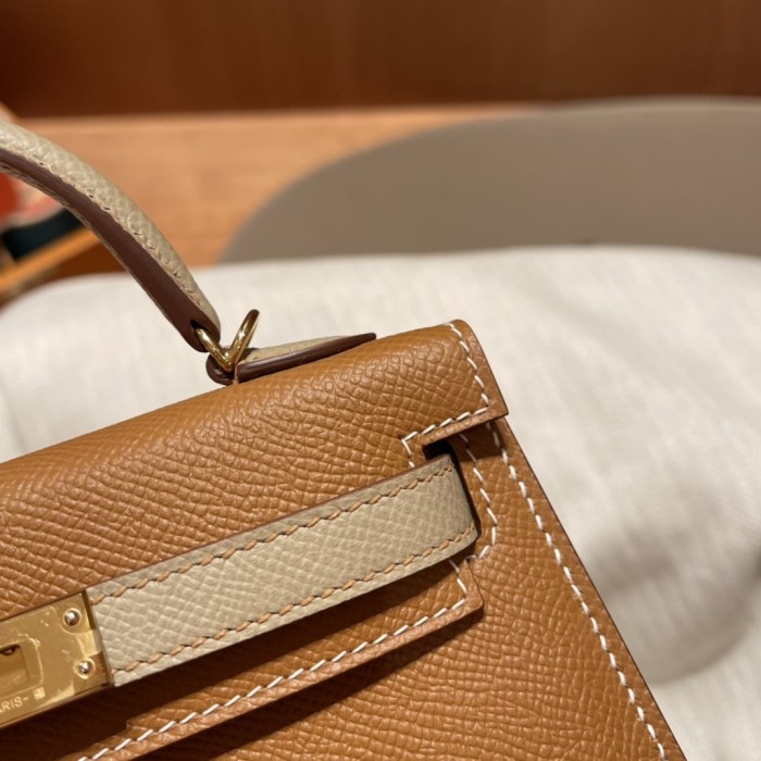 Mini Kelly  Epsom“19*13*7CM”-0011=