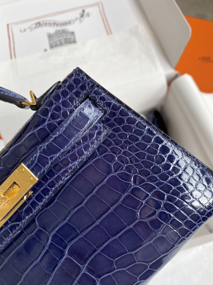 Mini 19 Kelly Alligator“19*13*7CM”-0048=