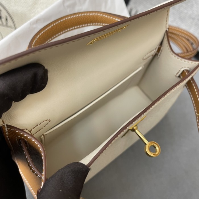 Mini Kelly  Epsom“19*13*7CM”-0011=