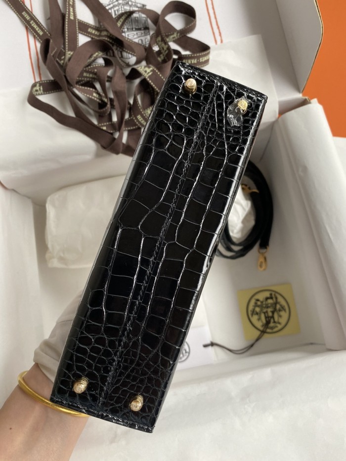 Mini 19 Kelly Alligator“19*13*7CM”-0048=