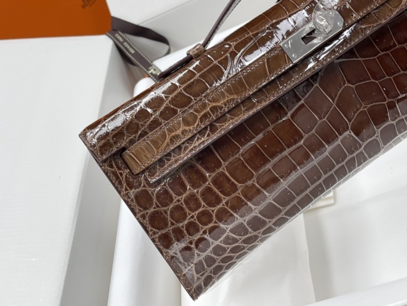 Kelly Cut Niloticus Crocodile“31*12*5CM”-0058=