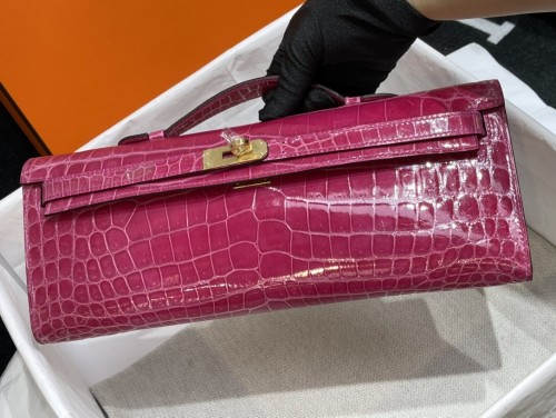 Kelly Cut Niloticus Crocodile“31*12*5CM”-0058=