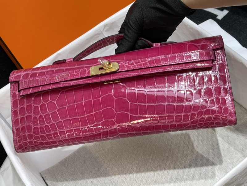 Kelly Cut Niloticus Crocodile“31*12*5CM”-0058=
