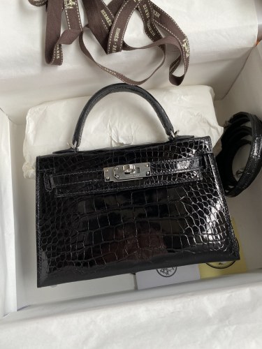 Mini 19 Kelly Alligator“19*13*7CM”-0048=
