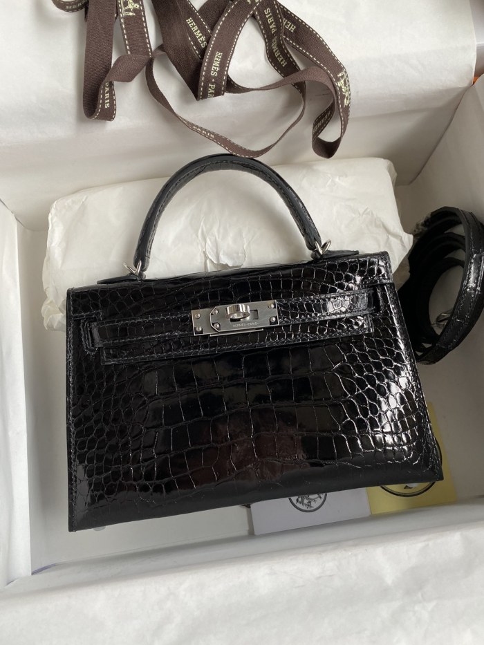 Mini 19 Kelly Alligator“19*13*7CM”-0048=