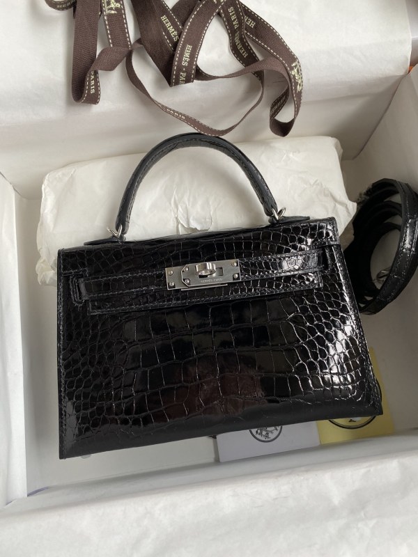 Mini 19 Kelly Alligator“19*13*7CM”-0048=