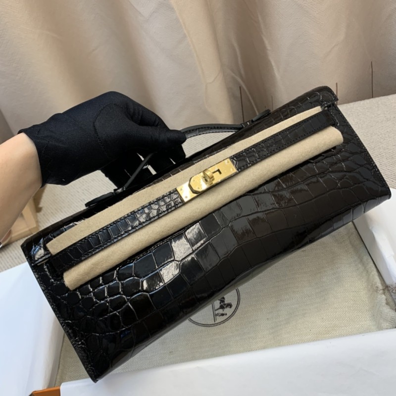Kelly Cut Niloticus Crocodile“31*12*5CM”-0058=