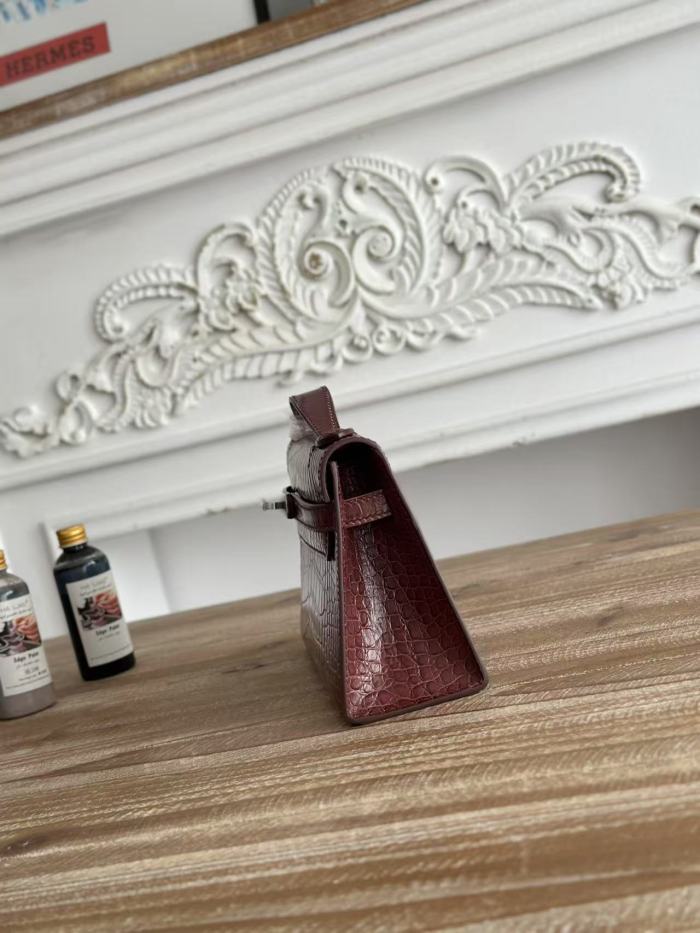 Mini Kelly Cowhide“22*14*8CM”-0011=