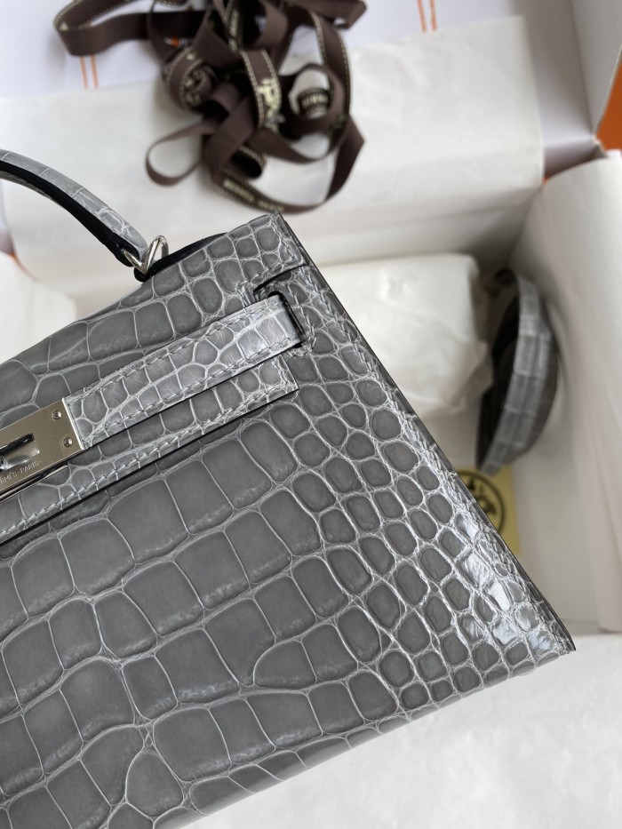 Mini 19 Kelly Alligator“19*13*7CM”-0048=