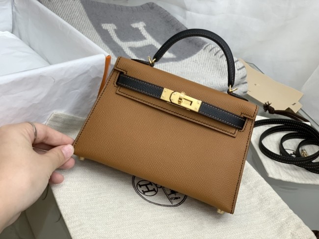 Mini Kelly  Epsom“19*13*7CM”-0011=