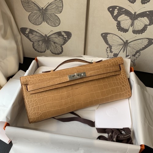 Kelly Cut 31 Matte Niloticus Crocodile“31*12*5CM”-0048=
