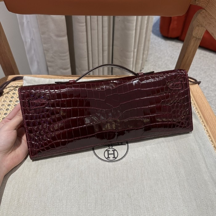 Kelly Cut 31 Porosus Crocodile“31*13*2.5CM”-0058=