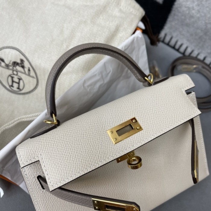 Mini Kelly  Epsom“19*13*7CM”-0011=