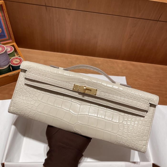 Kelly Cut 31 Porosus Crocodile“31*13*2.5CM”-0058=