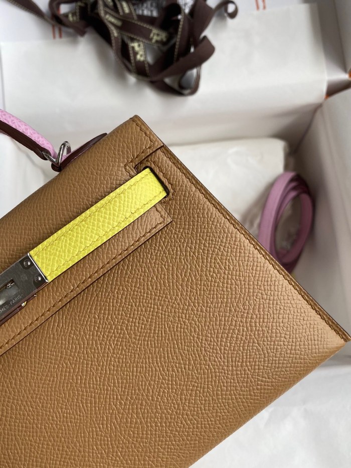 Mini Kelly  Epsom“19*13*7CM”-0011=