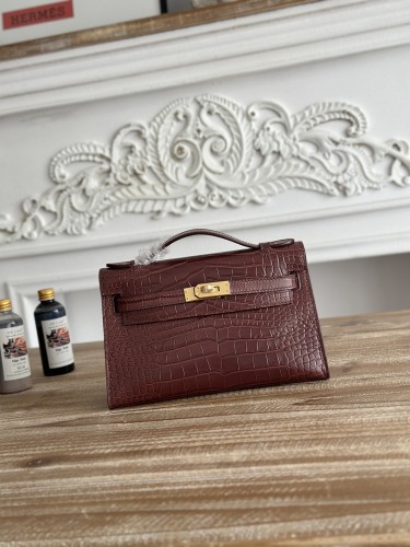 Mini Kelly Cowhide“22*14*8CM”-0011=
