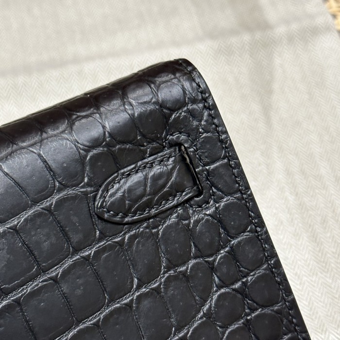 Kelly Cut 31 Porosus Crocodile“31*13*2.5CM”-0058=