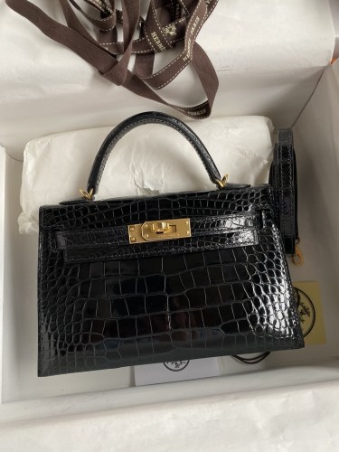 Mini 19 Kelly Alligator“19*13*7CM”-0048=