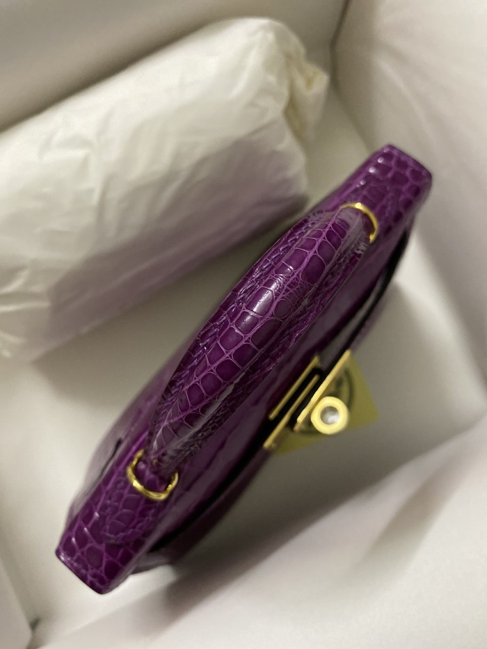 Mini 19 Kelly Alligator“19*13*7CM”-0048=