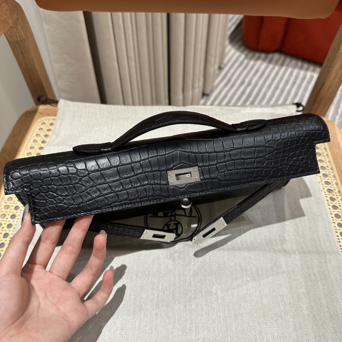 Kelly Cut 31 Porosus Crocodile“31*13*2.5CM”-0058=