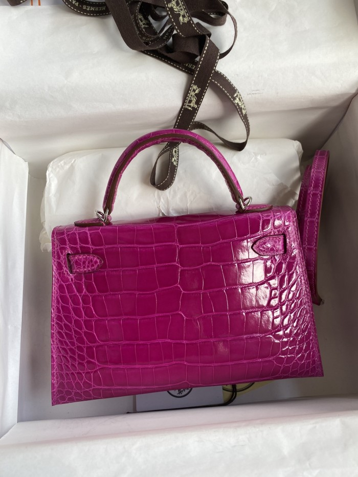 Mini 19 Kelly Alligator“19*13*7CM”-0048=