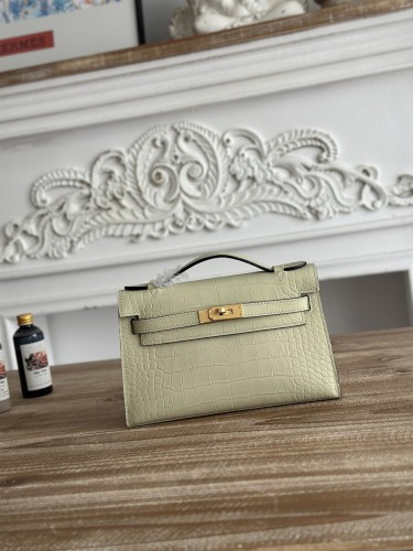 Mini Kelly Cowhide“22*14*8CM”-0011=